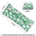 thumbnail image 4 of Wildflower and Butterfly Illustration Pillow - Breathable Seatbelt Cushion for Hysterectomy Recovery, 4 of 7