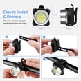thumbnail image 2 of Luces para bicicleta, potentes luces LED recargables, delanteras y traseras, impermeables, con 5 modos de brillo para ciclismo, montaña, carretera y híbrido. Incluye 2 cables USB., 2 of 5