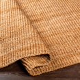 thumbnail image 4 of Mark&Day Jute Rugs, 2x20 Nassereith Cottage Camel Runner Area Rug, Light Brown Carpet for Hallway, Kitchen, Bedroom or Living Room (2'6" x 20' Runner), 4 of 7