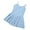 Light Blue, variant on Kovlvoll Toddler Girls' Clothes Summer Dress Solid Color Sleeveless Camisole Pleated Dance Practice Outfit Dresses