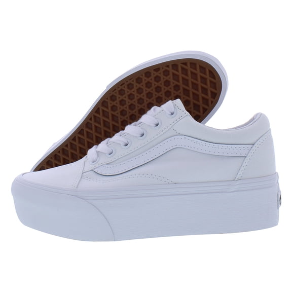 Vans Old Skool Stac Unisex Shoes Size 4.5, Color: True White