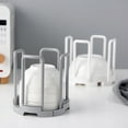 thumbnail image 3 of CIYISON Multifunctional Plate Organizers for Convenient Kitchen Cabinet Storage, 3 of 11