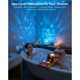 thumbnail image 2 of Cubo de luz para ducha Yilora, 16 colores, resistente al agua, con control remoto, 2 of 7