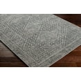 thumbnail image 4 of Mark&Day Washable Rugs, 5x7 West Harrison Global Black Area Rug, Black Grey Carpet for Living Room, Bedroom or Kitchen (5'3" x 7', Machine Washable), 4 of 8