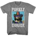 thumbnail image 1 of Macho Man T-Shirt pour Adulte Purement Sauvage Graphite Chiné, 1 of 2