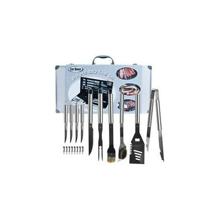 Chef Buddy-T 75-4274B Chef BuddyT 19 Piece Heavy Duty BBQ Set with Case