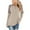 Brown, variant on ANYJOIN Women's Casual Long Sleeve Tunic Tops Crew Neck Color Block Blouses