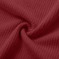 thumbnail image 6 of Red Sweatshirt for Women's Casual Patchwork Contrast Color Long Sleeve Sweatshirt Women Fall Clothes, 6 of 6