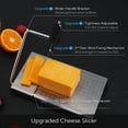 thumbnail image 2 of Cortadora de queso KITCHENDAO, alambre reemplazable con placa de acero inoxidable, 2 of 8