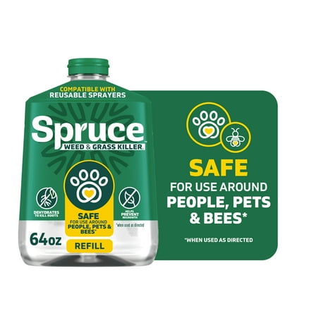 Spruce Weed & Grass Killer Refill, 64 fl oz.
