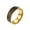 Gold Triple Circle, variant on Unisex Stainless Steel Personality Hip Hop Punk 6mm Geometric Stacking 2 Colors Round Single Circle Biker Ring Gold Size 7