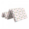 thumbnail image 2 of Snail Foldable Mattress, Cartoon Concept Animal, 74.8" x 39.4", Rose Sea Blue and Fawn, by Ambesonne, 2 of 6
