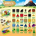 thumbnail image 2 of Azulejos magnéticos con forma de dinosaurio Magnetopia Dinosaur World, 44 unidades, 3 a 9 unidades, 2 of 7