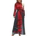 thumbnail image 1 of Vestido largo con balcón de París ropa de verano Vestidos de verano para mujer, 1 of 4