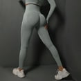 thumbnail image 2 of KHONTS Womens Scrunch Lifting Leggings Tummy Control High Waisted Workout Gym Seamless Impact Yoga Pants Light Gray S, 2 of 5