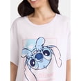 thumbnail image 3 of Disney Stitch Women's Sleep Tee with Short Sleeves, Sizes XS-3X, 3 of 5