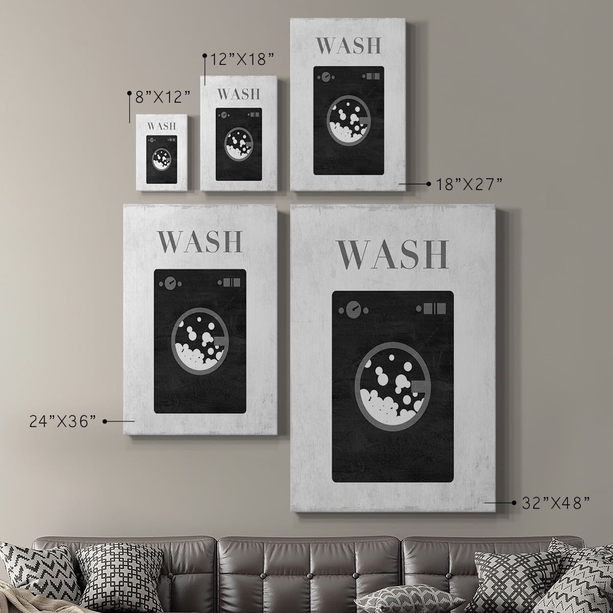 Wash Premium Gallery Wrapped Canvas - Ready to Hang