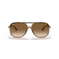 thumbnail image 2 of Ray-Ban Bill Sunglasses, Square Eyeglasses with Case, Havana On Transparent Brown/Light Brown Gradient, Size 56, 2 of 6