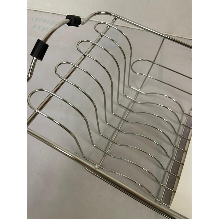 Brabantia SinkSide Foldable Large Mid Gray Dish Rack 139369 - The Home Depot