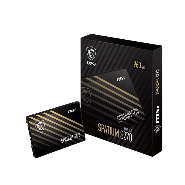 Unidad de Estado Solido SSD 2.5 960GB MSI SPATIUM S270 SATA III 500/450 MB/s