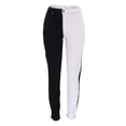 thumbnail image 2 of Pantalones casuales de cintura alta,Pantalones casuales de cintura alta Pantalones ajustados de pierna recta Pantalones de pierna recta de dos tonos True Excellence, 2 of 6