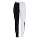thumbnail image 1 of Pantalones rectos de dos tonos, pantalones casuales de cintura alta, pantalones ajustados para mujer, pantalones ajustados de cintura alta, materiales ecológicos, 1 of 7