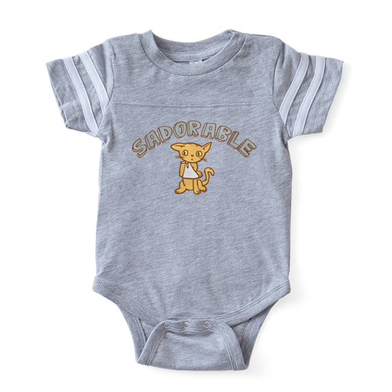 CafePress - Sadorable - Cute Infant Baby Football Bodysuit