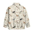 thumbnail image 4 of Uorisanigo Girls Half Zip Pullover Sweatshirt Oversized Sweatshirts Casual Western Horse Long Sleeve Pullover Top Kids Quarter Zipper Hoodies No Hood for Fall Winter Spring, 4 of 6