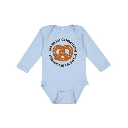 

Inktastic Baby s 1st Oktoberfest Gift Baby Boy or Baby Girl Long Sleeve Bodysuit