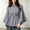 Gray mandarin collar cape coat women a1, variant on thefmos Women's Long Sleeve Poncho Coat Mock Neck Casual Solid Color Fashion Belted Business Jacket Outerwear Fall Winter Outfit, Red S