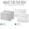 thumbnail image 3 of Filtros de horno Homequip FC100A1029 16x25x4 MERV 11, paquete de 2, 3 of 7