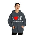 thumbnail image 5 of I Love My Shetland Sheepdog Dog Breed Graphic Hoodie Sweatshirt, Sizes S-5XL, 5 of 9