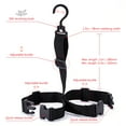 thumbnail image 3 of Bassdash 3 Pack Fishing Wader Boot Hanger Adjustable Strap for Storage Drying, 3 of 7