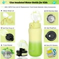 thumbnail image 3 of Oldley 12oz Stainless Steel Water Bottle with Leak-Proof Insulated Thermal Spill-Proof Lid, 3 of 6