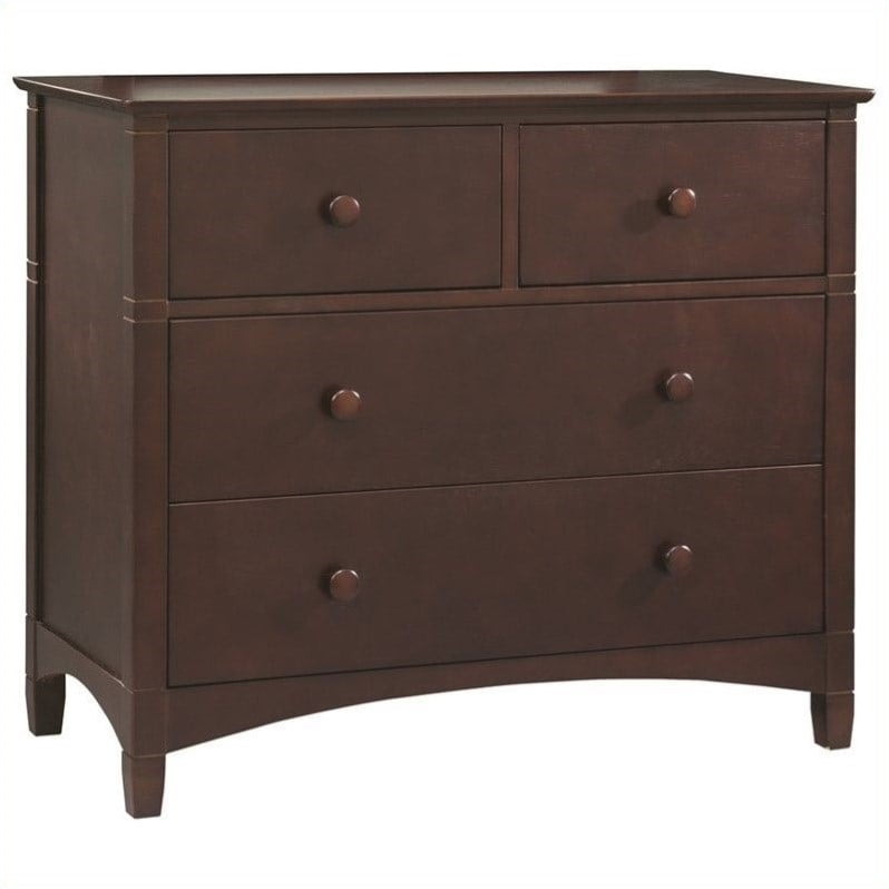 Bolton Furniture Essex 4Drawer Dresser, Multiple Colors