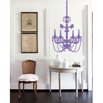 Baroque Chandelier Wall Art Decal