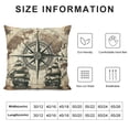thumbnail image 5 of YANMS Nautical World Map Compass- Throw Pillow Covers Throw Pillow Cushion Cases Decoration For Couch Sofa Pillow Covers cojines de Cute Throw Pillows Covers For Bed Home Decor, 5 of 5