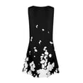thumbnail image 4 of XXWXYD Girls Summer Flowy Tiered Maxi Dress | Sleeveless Crewneck A-Line Beach 𝖲undress with Pockets | Casual Tank Dress for Kids Swim Cover Up, 4 of 8