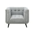 thumbnail image 3 of AC Pacific Mid-Century Modern Gray Living Room Accent Chair, 3 of 5