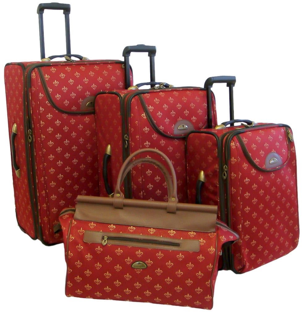 walmart 4 piece luggage set