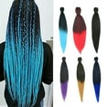 thumbnail image 2 of Happydeer 26inch Synthetic Braiding Hair High Temperature Fiber Wig Extension Hairpiece, 2 of 13
