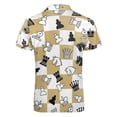thumbnail image 5 of Chess Men Zipper T-shirt Summer Casual Short Sleeve T-shirt Top, 5 of 7