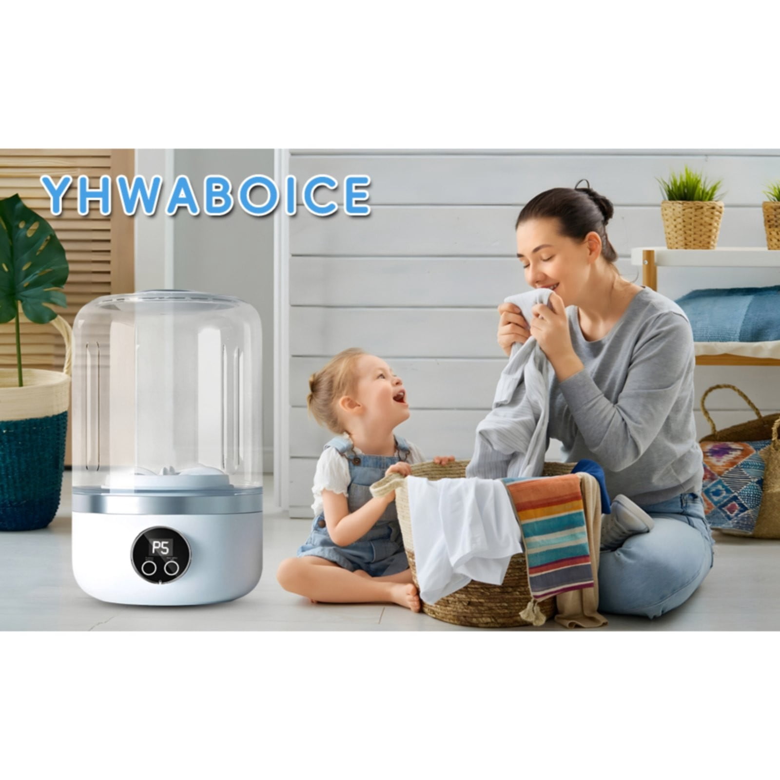 1pc Underwear Washer, Portable Rechargeable Mini Ultrasonic Washing Machine for Underwear, Cordless Small Laundry Machine for Clothes,Socks, Mini Design for Apartment,Camping,Travel