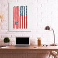 thumbnail image 2 of Stupell Industries American Flag Birds on Wall Political Statement Canvas Wall Art by Balazs Solti, 2 of 6
