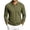 03#Army Green, variant on Casual Long Sleeve Polo Shirts For Men Solid Color Waffle Knit Chest Pocket Business Golf Tops