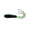 A003- Clear (Style C), variant on Bass Fishing Lure Soft Plastic Bass Fishing Lures 2 Inch Gold Flake Curly Tail Grub Freshwater Fishing Lures for Bass 1 Pack
