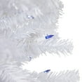 thumbnail image 4 of Northlight Pre-Lit Slim Woodbury White Pine Artificial Christmas Tree - 4' - Blue Lights, 4 of 6