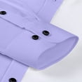 thumbnail image 4 of Men's Stretch Dress Shirt Comfort Fit Long Sleeve Formal Business Casual Button Down Shirt Breathable Fabric Relaxed Fit Plus Size Mens Summer Lightweight Pullover Tee Shirts, 4 of 5