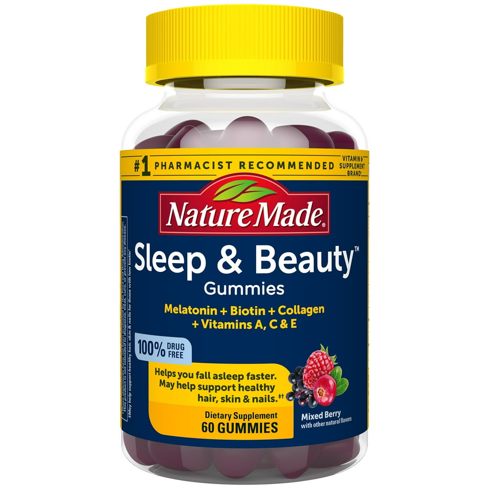 Nature Made Sleep & Beauty Vitamins, 60 Count