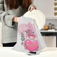 thumbnail image 2 of Cute Cartoon Gnome Kitchen Dish Towels Set of 1 Absorbent Hand Towels, Lint-Free 18"x28" Be Mine Valentine Dishcloths Fast Drying for Cooking Baking Home Clean, 2 of 6